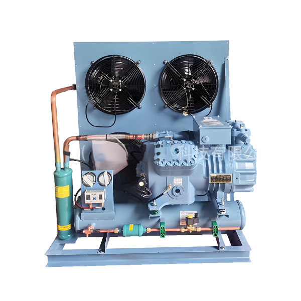 Air Blast Freezer Condensing Unit Semi-Hermetic Reciprocating Piston  Compressor For Cold Room